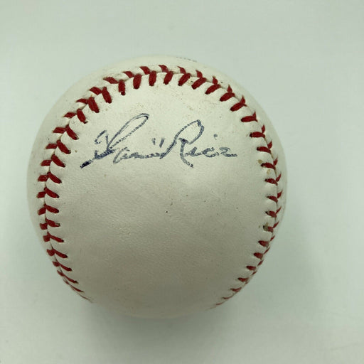 Sam Rice Single Signed Autographed Baseball With PSA DNA & JSA COA RARE HOF