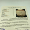 RARE Mark Koenig Single Signed Baseball 1927 NY Yankees JSA LOA