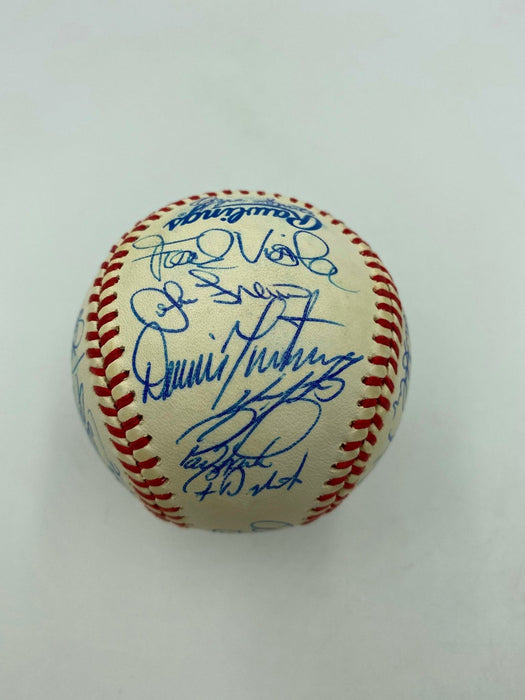 1990 All Star Game Team Signed Baseball Barry Bonds Tony Gwynn Ozzie Smith