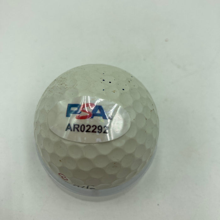 President Bill Clinton Signed Titleist 8 Golf Ball PSA DNA COA