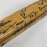 Beautiful Hall Of Fame Multi Signed Bat 34 Sigs Ted Williams Hank Aaron JSA COA
