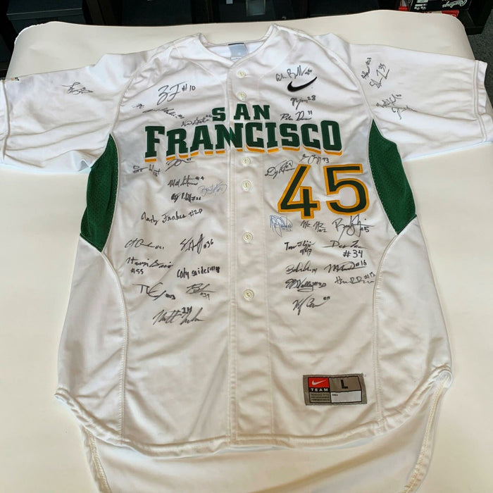 2014 University Of San Francisco Dons Team Signed Game Issued Jersey NCAA USF