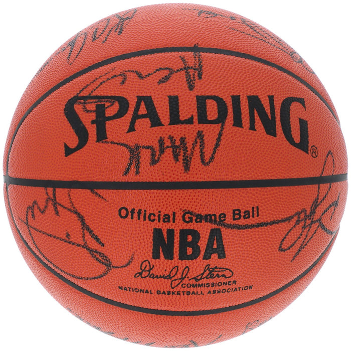 1987-88 Boston Celtics Team Signed Spalding Official Game Basketball PSA DNA