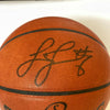 Lebron James Signed Game Used Spalding NBA Game Basketball Beckett GEM MINT 10