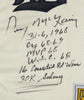 Denny Mclain Signed Heavily Inscribed STATS Detroit Tigers Jersey Beckett COA