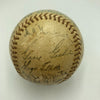 1937 Detroit Tigers Team Signed American League Baseball Hank Greenberg JSA COA