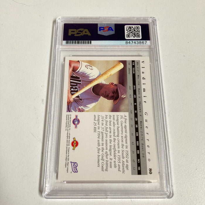 1995 Best Vladimir Guerrero Signed Autographed Rookie RC Baseball Card PSA DNA