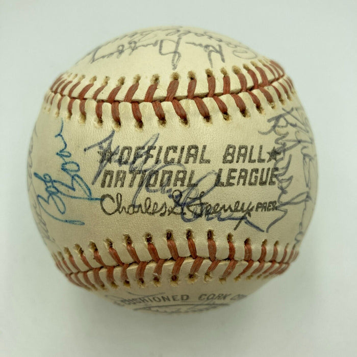 1976 All Star Game Team Signed National League Baseball 32 Sigs JSA COA