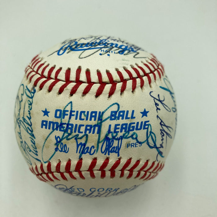 Ted Williams Boston Red Sox Legends Multi Signed Baseball 30 Signatures PSA DNA