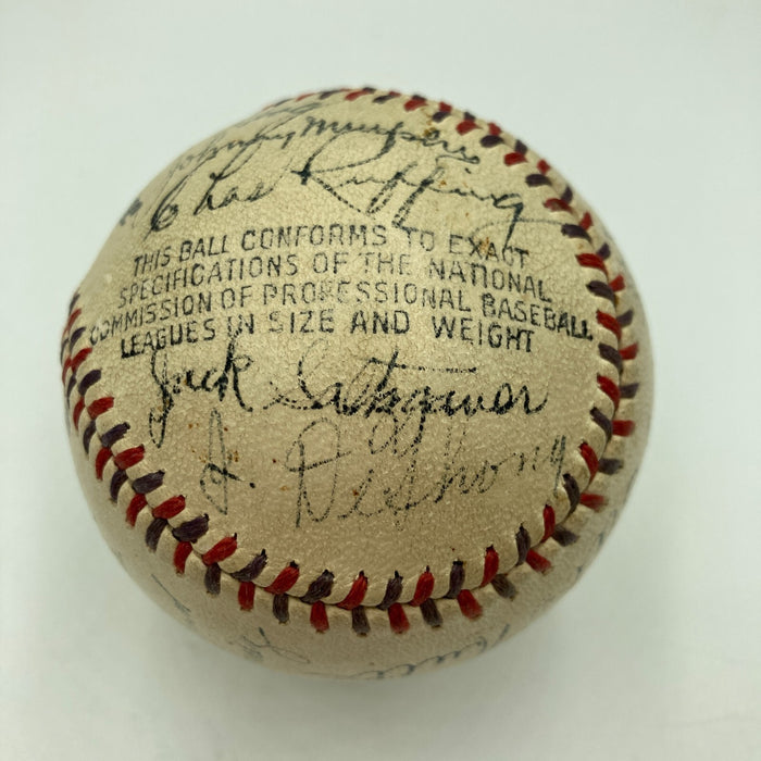 Babe Ruth & Lou Gehrig 1934 New York Yankees Team Signed Baseball JSA COA