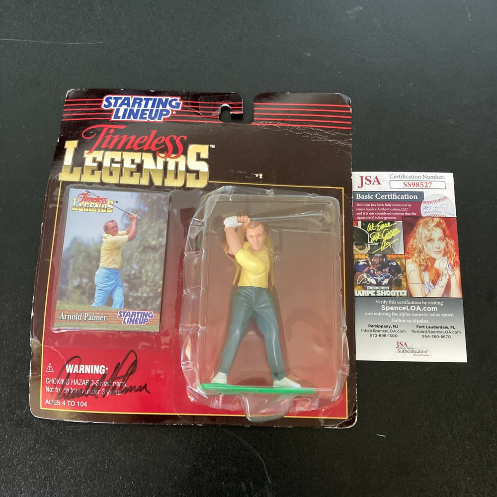 Arnold Palmer Signed Starting Lineup SLU Timeless Legends Figure PGA Golf JSA