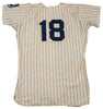 1949 Whitey Ford Signed Binghampton Yankees Minor League Game Used Jersey JSA