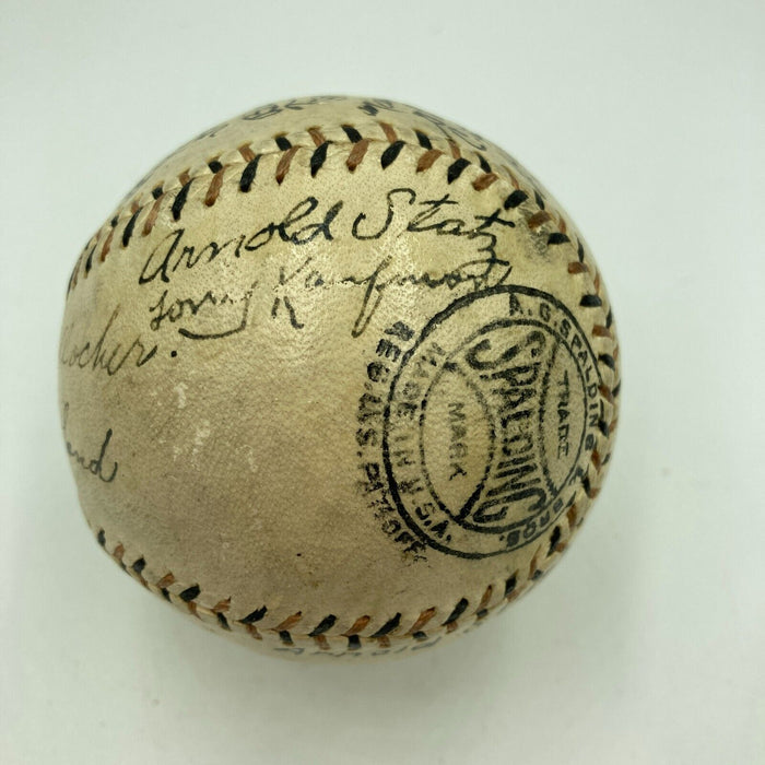 Stunning 1922 Chicago Cubs Team Signed Baseball Grover Cleveland Alexander JSA