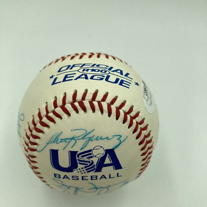 2005 Team USA National Team Signed Baseball Max Scherzer David Price JSA COA