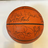 1985-86 Boston Celtics NBA Champs Team Signed Official NBA Game Basketball UDA