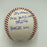 John Sterling Signed Heavily Inscribed STAT Baseball JSA COA RARE!