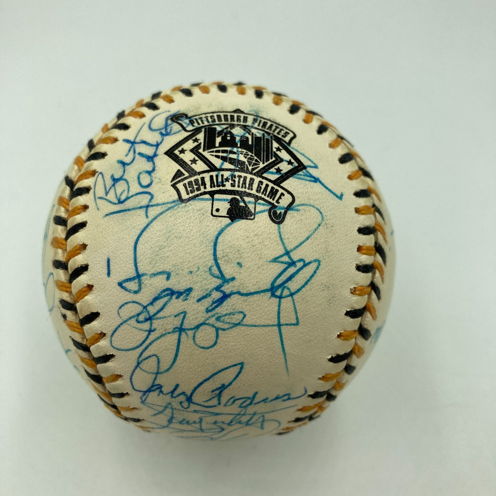 1994 All Star Game National League Team Signed Baseball Barry Bonds PSA DNA COA