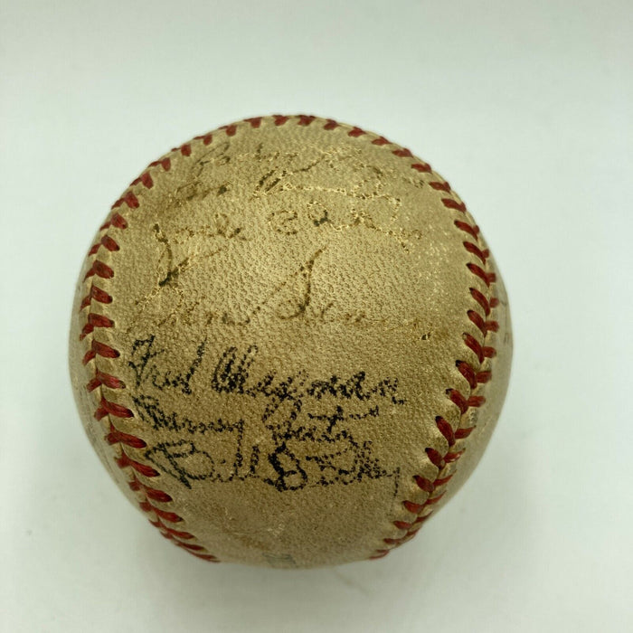 Ted Williams 1945 World War 2 Pearl Harbor Navy All Stars Signed Baseball JSA