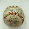 1944 New York Yankees Team Signed Baseball Paul Waner Joe Mccarthy JSA COA