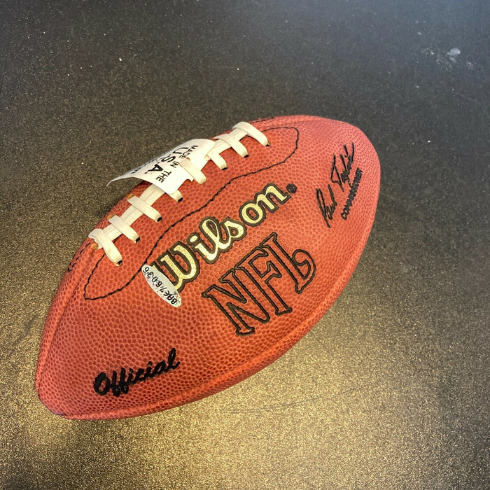 Troy Aikman Signed Wilson NFL Mini Football UDA Upper Deck Authenticated