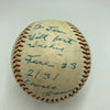 Bill McKinley Umpire Signed Inscribed Baseball World Series All Star Game JSA