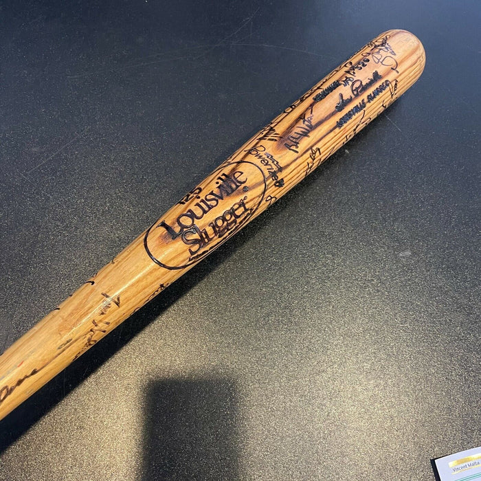 1980 New York Yankees AL Champs Team Signed Game Used Baseball Bat With COA