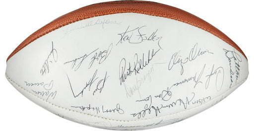 Rare 1968 Oakland Raiders Team Signed Vintage Spalding AFL Game Football Beckett