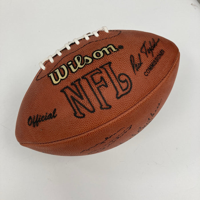 Walter Payton Mike Ditka Butkus Chicago Bears Legends Signed Football Beckett