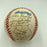 1998 New York Yankees World Series Champs Team Signed Baseball Derek Jeter JSA