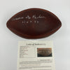 Ace Parker HOF 1972 Full Name Signed Wilson NFL Game Football JSA COA