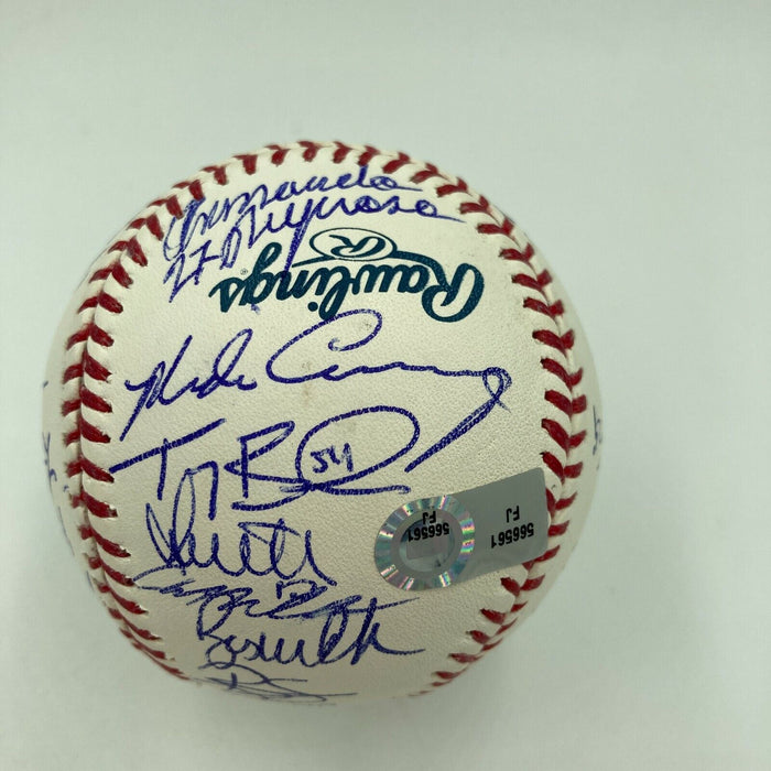 RARE 2001 Arizona Diamondbacks World Series Champs Team Signed Baseball JSA COA