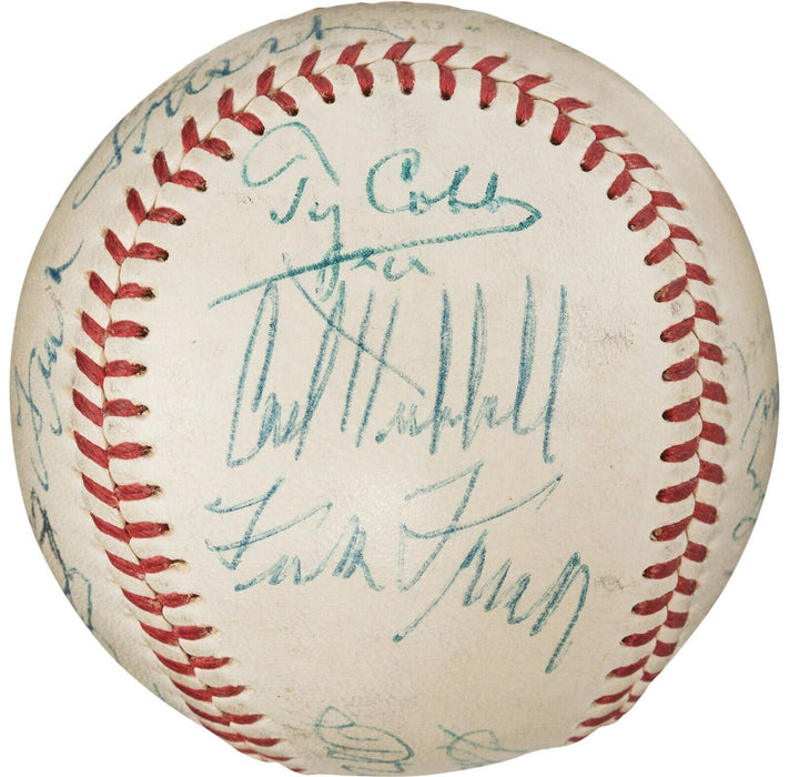 President Harry Truman Ty Cobb Jimmie Foxx Tris Speaker Signed Baseball PSA DNA