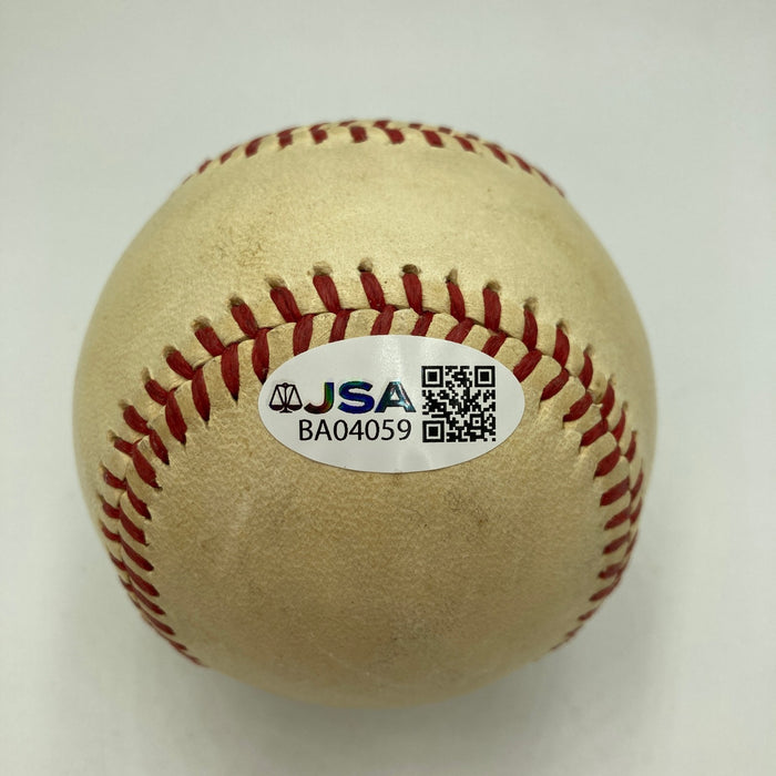Mickey Owen & Whit Wyatt Signed 1940's NL Frick Baseball JSA Brooklyn Dodgers