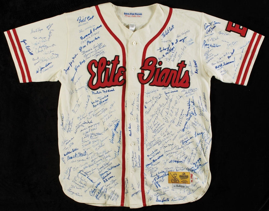 Extraordinary Negro League Legends Signed Jersey With Over 200 Autographs JSA