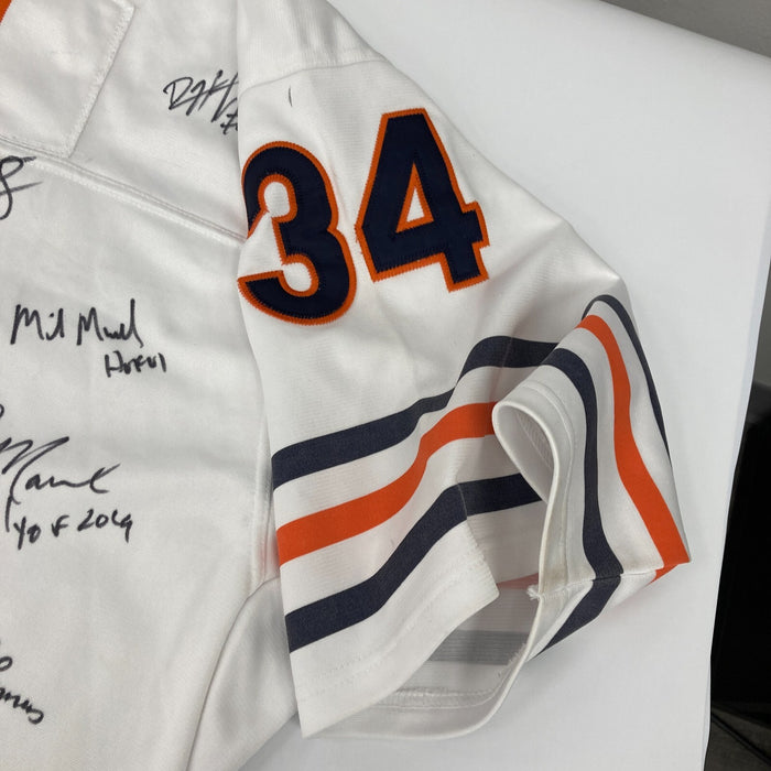 NFL Hall Of Fame Multi Signed Walter Payton Jersey With 40+ Signatures JSA COA