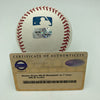 Beautiful Nolan Ryan Signed Heavily Inscribed Career STAT Baseball Steiner COA