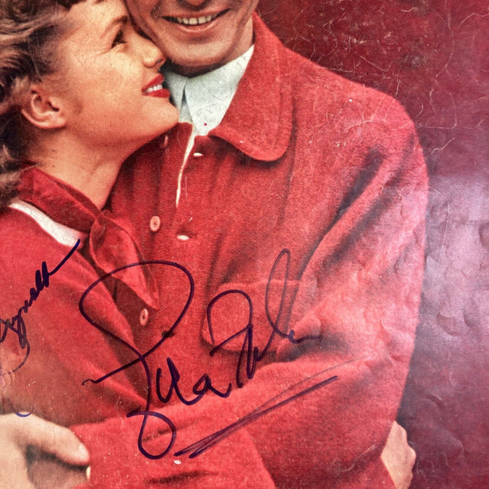 Debbie Reynolds & Eddie Fisher Signed 1955 Look Magazine With JSA COA