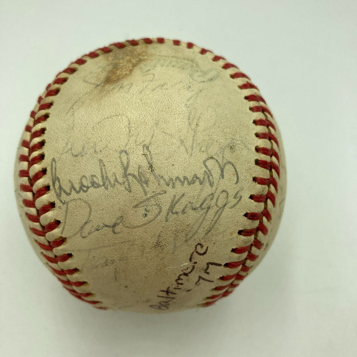 1977 Baltimore Orioles Team Signed American League Baseball Eddie Murray