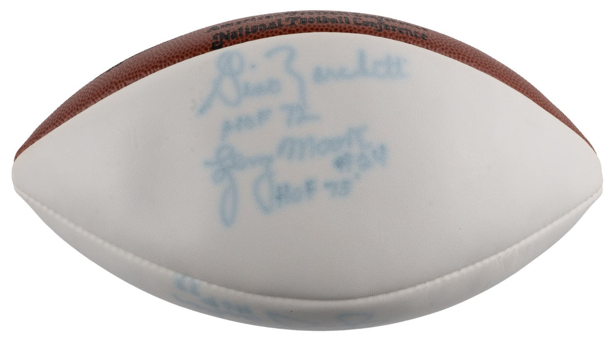 Johnny Unitas Lenny Moore Art Donovan Raymond Berry Colts Signed Football JSA
