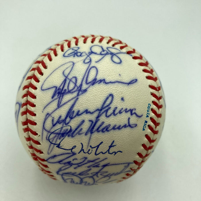 1991 All Star Game Team Signed Baseball Cal Ripken Jr. Kirby Puckett JSA COA