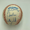 1982 All Star Game Team Signed Baseball George Brett Rickey Henderson JSA COA