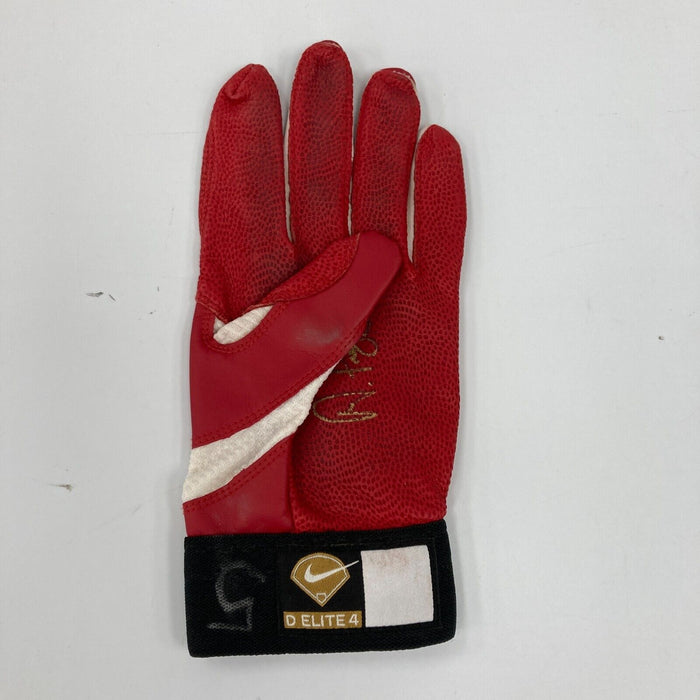 Albert Pujols Signed Game Used Batting Glove St. Louis Cardinals JSA COA