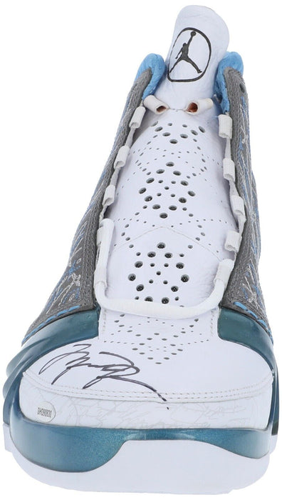 Michael Jordan Signed Nike Air Jordan XX3 Titanium Sneakers UDA Upper Deck COA