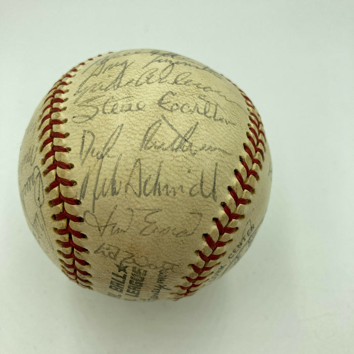 Mike Schmidt 1972 Philadelphia Phillies Team Signed National League Baseball
