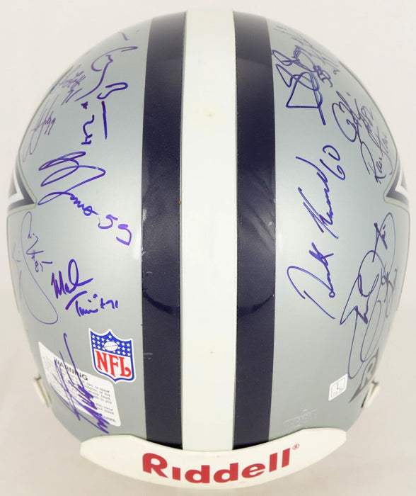 1995 Dallas Cowboys Super Bowl Champs Team Signed Authentic Helmet PSA DNA COA