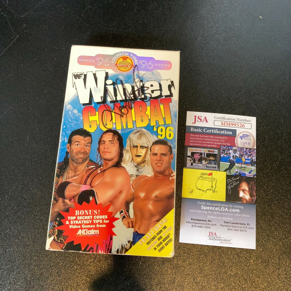 Triple H & Gold Dust Signed Autographed Vintage ECW VHS Movie JSA COA
