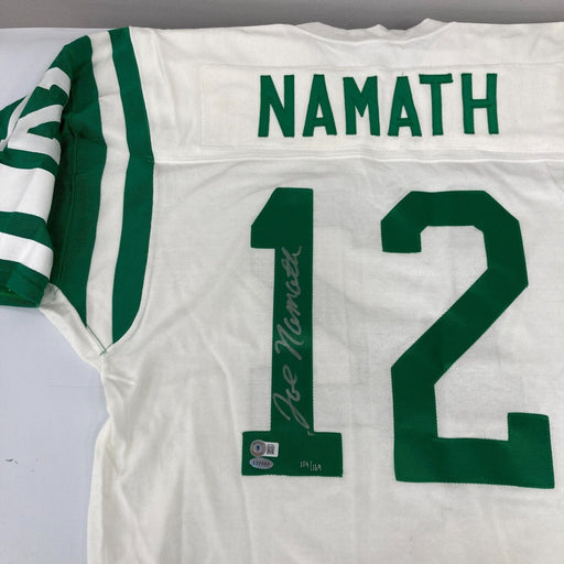 Joe Namath Signed Authentic Vintage Cosby New York Jets Jersey Beckett Certified