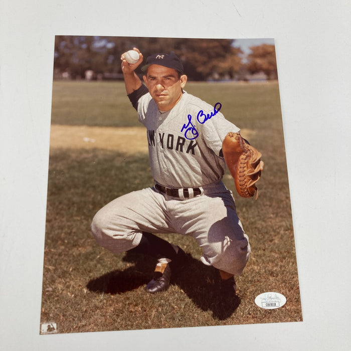 Yogi Berra Signed Autographed 8x10 Photo New York Yankees JSA COA