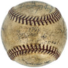 1939 New York Yankees World Series Champs Team Signed Baseball Beckett COA
