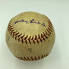 Mickey Lolich Signed Career Win No. 47 Final Out Game Used Baseball Beckett COA